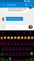 Emoji Keyboard-Neon Led imagem de tela 3