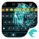 Emoji Keyboard-Neon Tiger APK