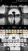 Emoji Keyboard-Paris Charm imagem de tela 1