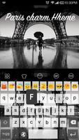 Emoji Keyboard-Paris Charm captura de pantalla 2