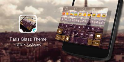 Emoji Keyboard-Paris Glass plakat