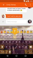 Emoji Keyboard-Paris Glass screenshot 3