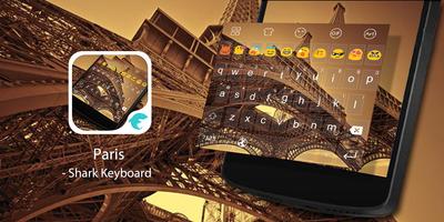 Emoji Keyboard-Paris Twilight penulis hantaran