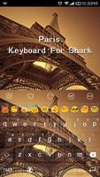 Emoji Keyboard-Paris Twilight syot layar 1
