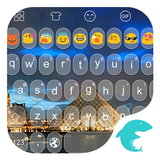 Emoji Keyboard-Paris Photo icône