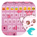 Emoji Keyboard-Pink Bow APK