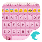 Emoji Keyboard-Pink Knot ikon