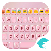 Pink Gold Keyboard Emoji icon