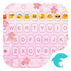 Emoji Keyboard-Pink Flower-icoon