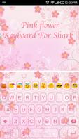 Emoji Keyboard-Pink Flower poster