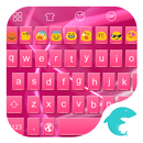 Emoji Keyboard-Pink Hearts APK