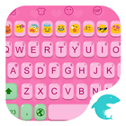 Emoji Keybaord-Pink Jelly ícone