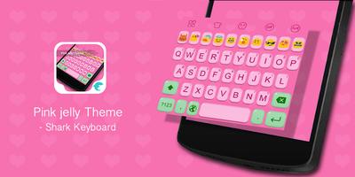 Emoji Keybaord-Pink Jelly Affiche