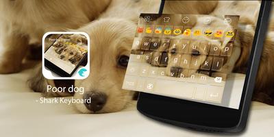 Emoji Keyboard-Poor dog Affiche