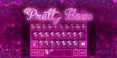 Emoji Keyboard-Pretty Bows ポスター