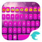 ikon Emoji Keyboard-Purple Feelings