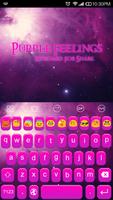 Emoji Keyboard-Purple Feelings تصوير الشاشة 1