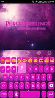 Emoji Keyboard-Purple Feelings скриншот 2