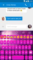 Emoji Keyboard-Purple Feelings screenshot 3