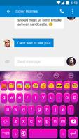 Emoji Keyboard-Purple Feelings تصوير الشاشة 3