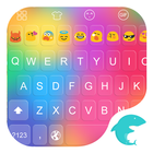 Icona Emoji Keyboard-Rainbow Color