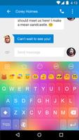 Emoji Keyboard-Rainbow Color capture d'écran 3