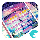 Rainbow Wheel Emoji Keyboard icône