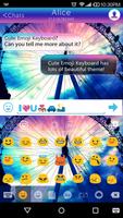 Rainbow Wheel Emoji Keyboard imagem de tela 1