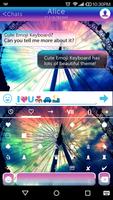 Rainbow Wheel Emoji Keyboard imagem de tela 2