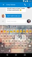 Emoji Keyboard-Rain Glass تصوير الشاشة 3