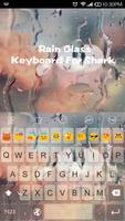 Emoji Keyboard-Rain Glass تصوير الشاشة 1