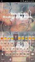 Emoji Keyboard-Rain Glass تصوير الشاشة 2