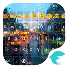 Emoji Keyboard-Rainy Glass иконка