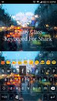 Emoji Keyboard-Rainy Glass скриншот 2