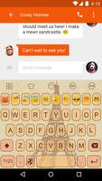 Emoji Keyboard-Retro Paris capture d'écran 3