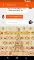 Emoji Keyboard-Retro Paris screenshot 3