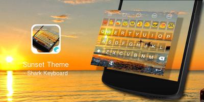 Emoji Kyeboard-Sunset پوسٹر