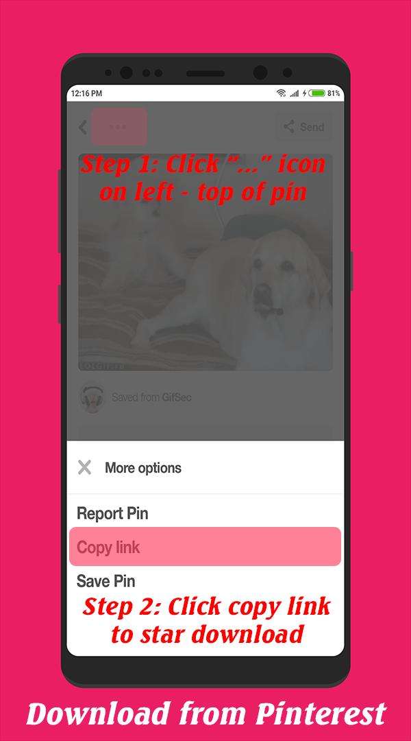 GIF | Wideo | Photo Downloader na Pinterest for Android - APK Download