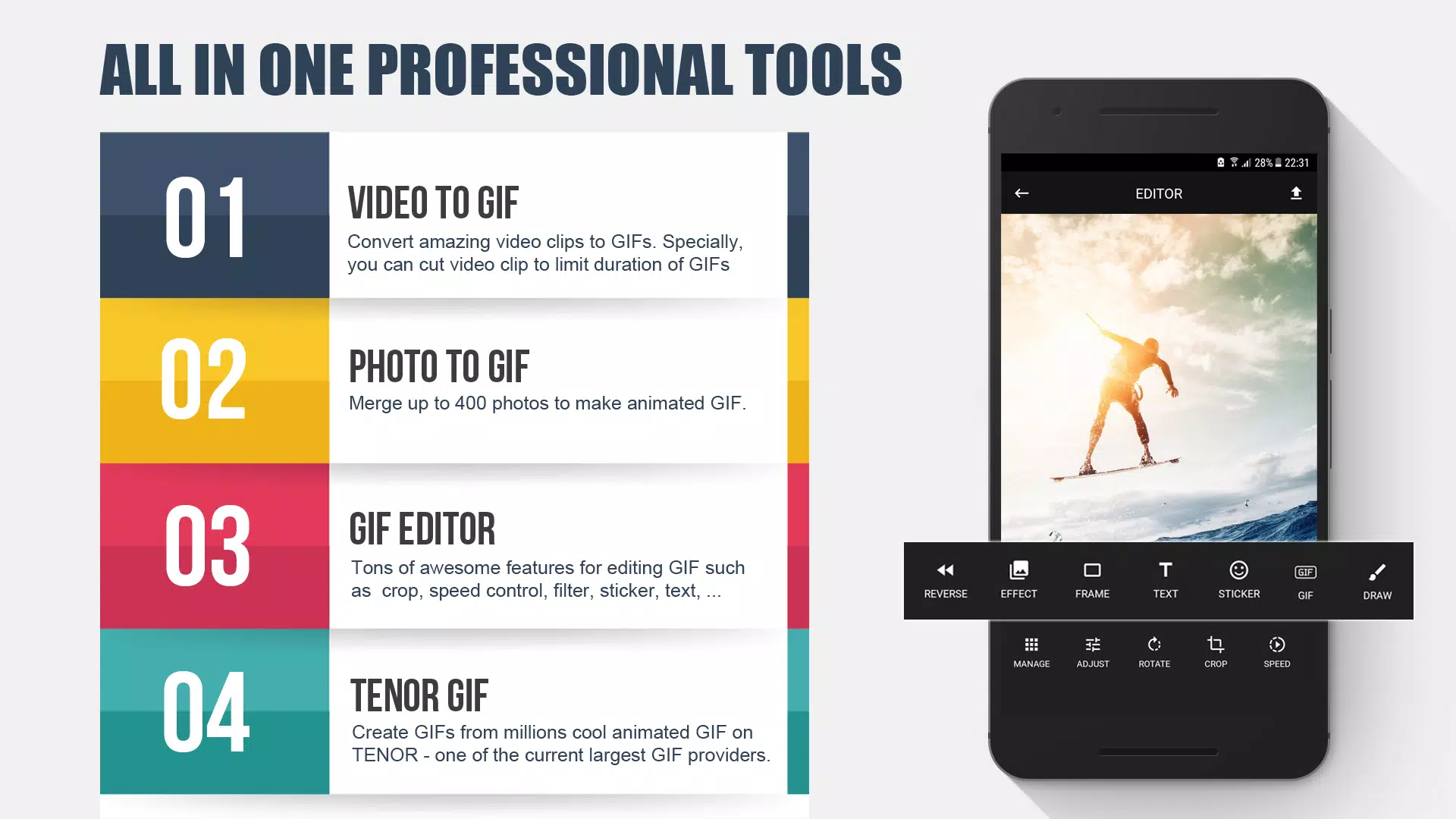 GifGuru - Criador de GIF e conversor de imagem - Baixar APK para