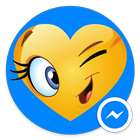 GIF Harten voor Messenger ♥-icoon