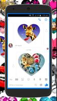 Cœurs GIF pour Messenger ♥ capture d'écran 1