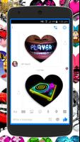 Cœurs GIF pour Messenger ♥ capture d'écran 2