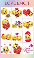 Kiss Me Love Emoji Affiche