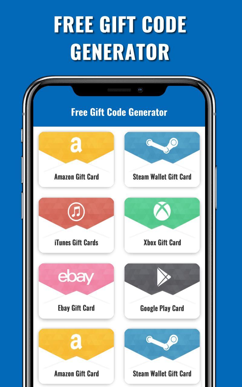 Free Gift Code Generator For Android Apk Download - roblox gift card code generator no survey no gift ideas