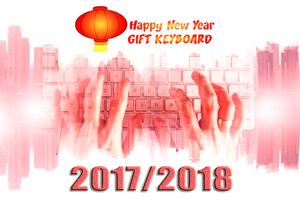 Gift Keyboard :Happy New Years Affiche
