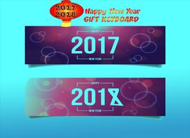 Gift Keyboard :Happy New Years capture d'écran 1