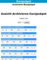 Eurojackpot für Deutschland captura de pantalla 1