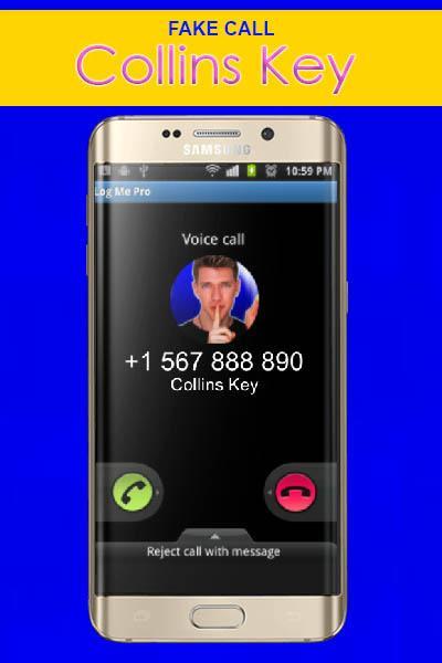Fake Call From Collins Key For Android Apk Download - collins key roblox