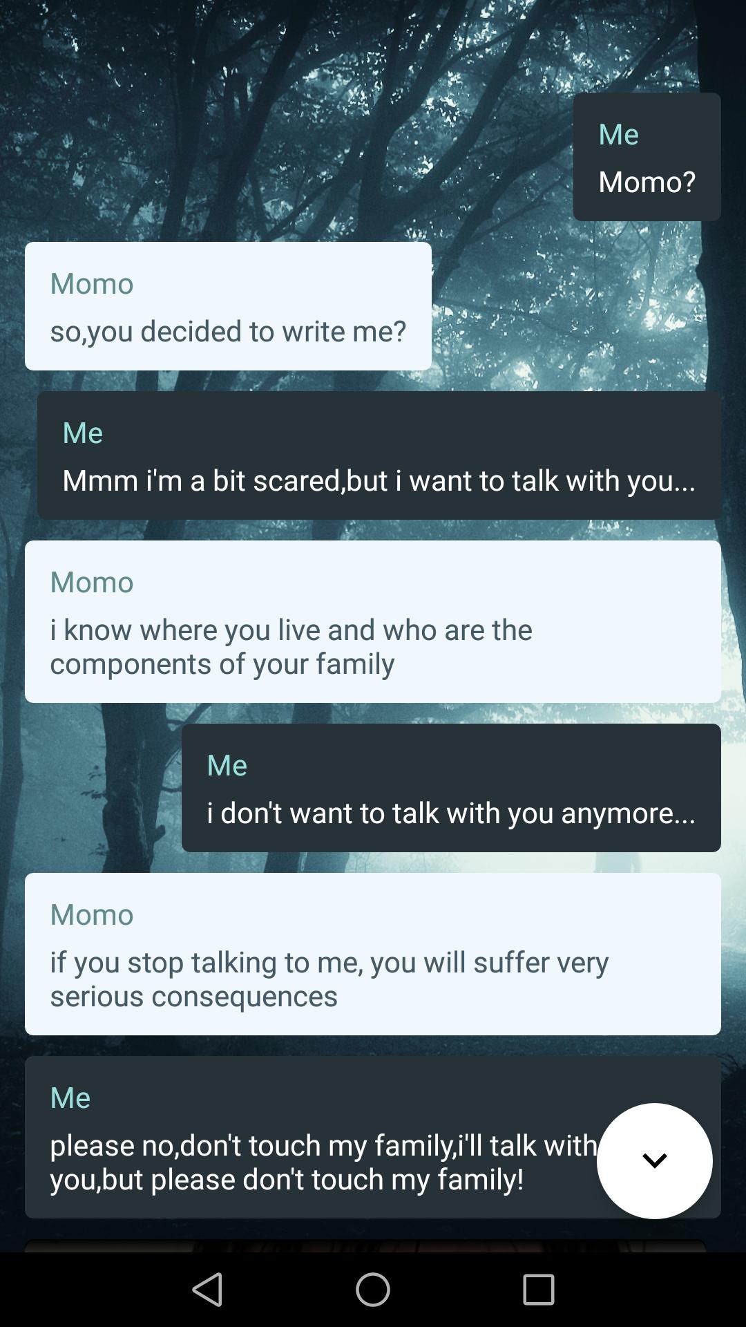MOMO HORROR CHAT for Android - APK Download MOMO HORROR CHAT for Android - APK Download