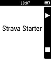 Pebble Strava Starter screenshot 1